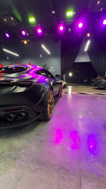 Supercar in the workshop
